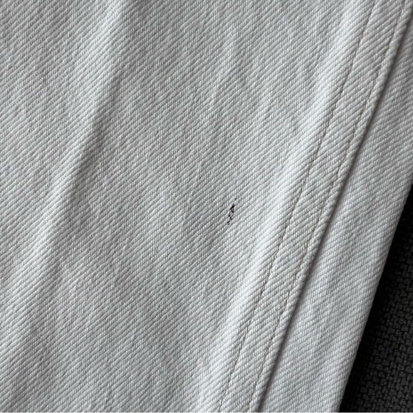 AGOLDE Criss Cross Straight Leg Jeans White 23 - Picture 7 of 7